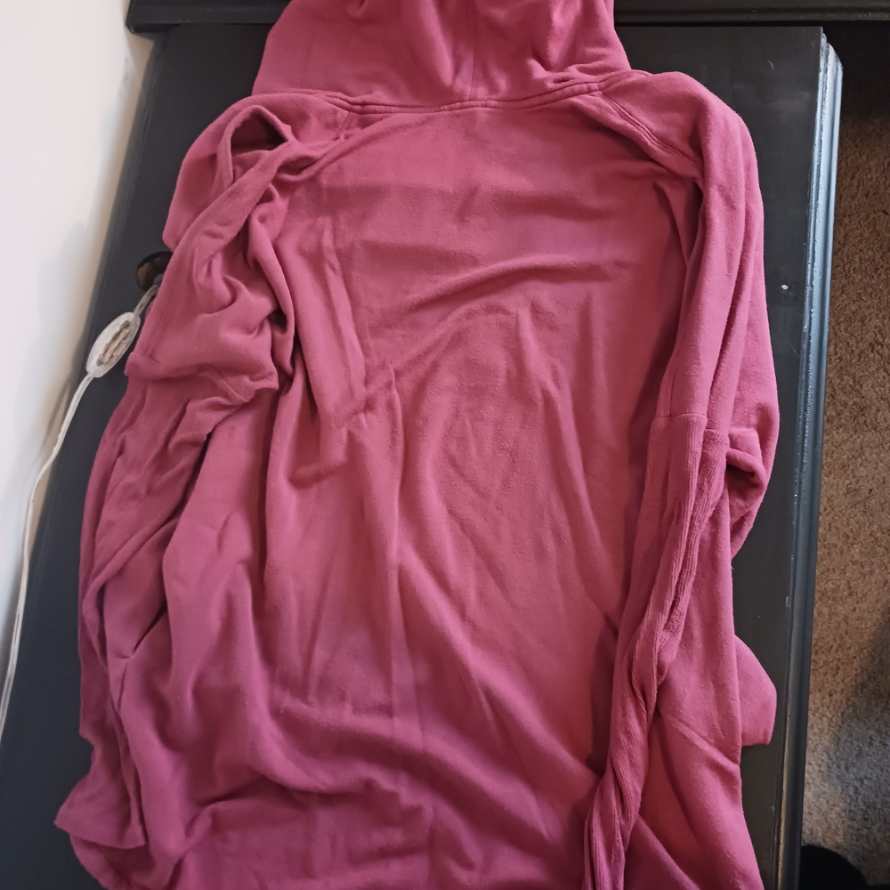 2/$30 DEAL!! Athleta Berry Cowl Neck Hoodie - Picture 10 of 11